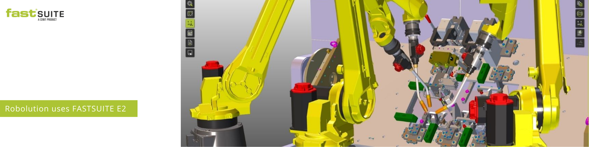 System integrator Robolution uses FASTSUITE for programming and validation of manufacturing cells